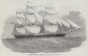 De Ocean Monarch, van Liverpool, gebouwd in Quebec